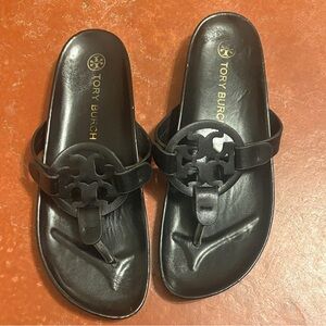 Tory Burch Black Slide Sandals